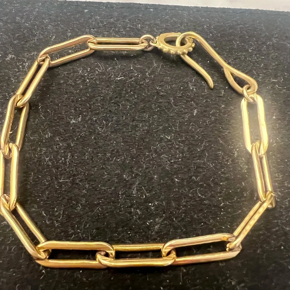 Meredith Kahn Gold Link Chain Bracelet